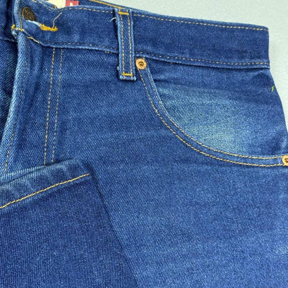 Levi's 517 Mens Bootcut Jeans 36x29 Dark Indigo Blue Denim Western Cowboy